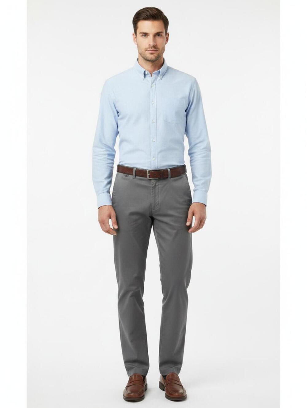 IZOD Men's Gray Chino Pants Size 36x34